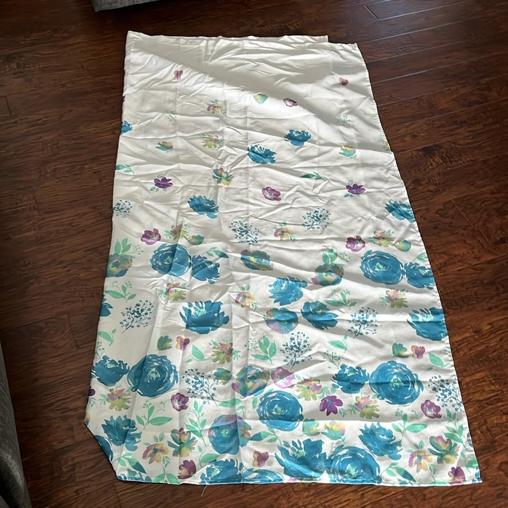 Fabric shower curtain